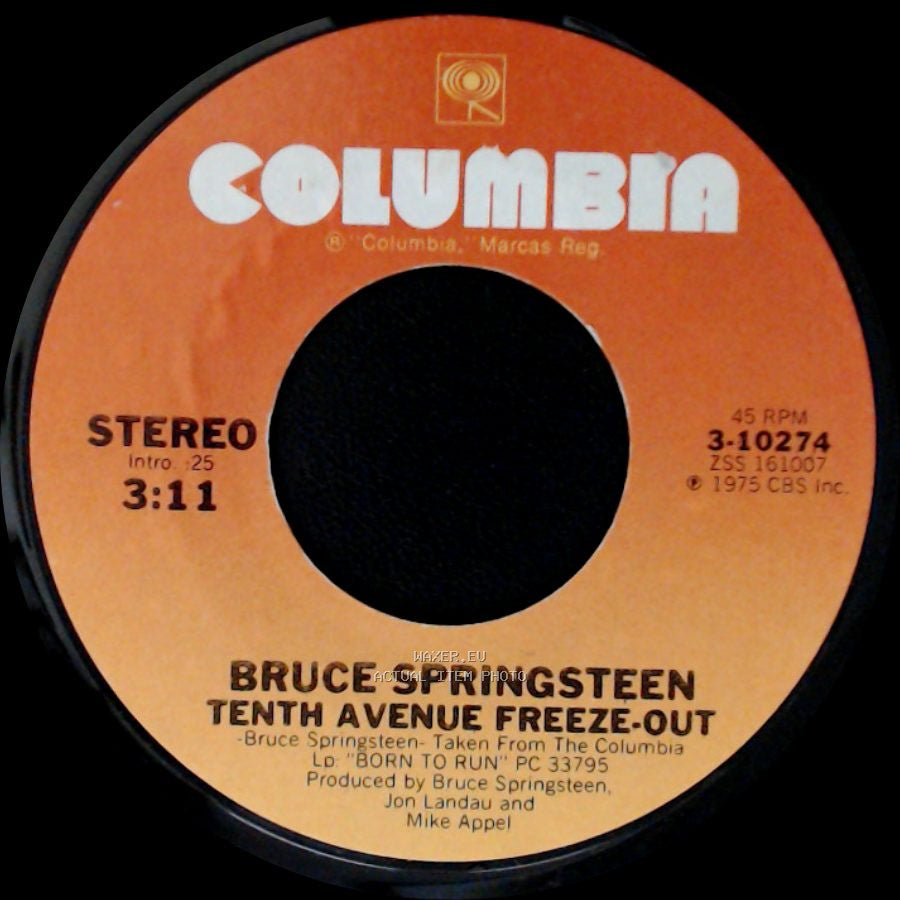 Bruce Springsteen - She's The One / Tenth Avenue Freeze-Out side B