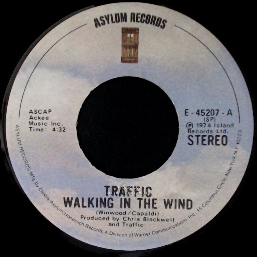 Traffic - Walking In The Wind / Walking In The Wind side A