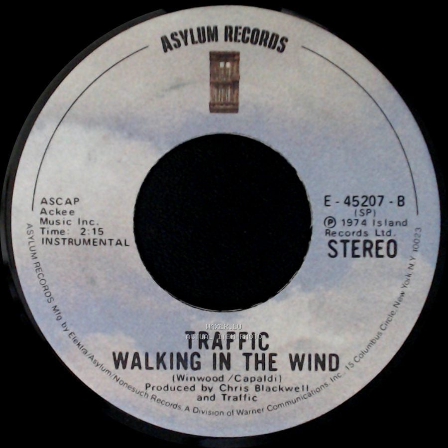 Traffic - Walking In The Wind / Walking In The Wind side B