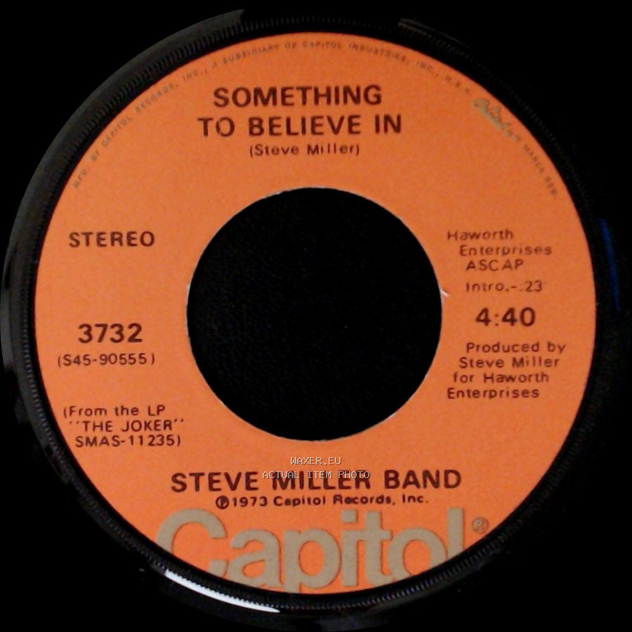 Steve Miller Band - Something To Believe In / The Joker side A