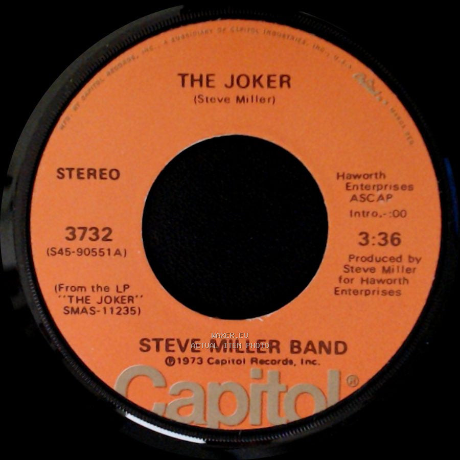 Steve Miller Band - Something To Believe In / The Joker side B