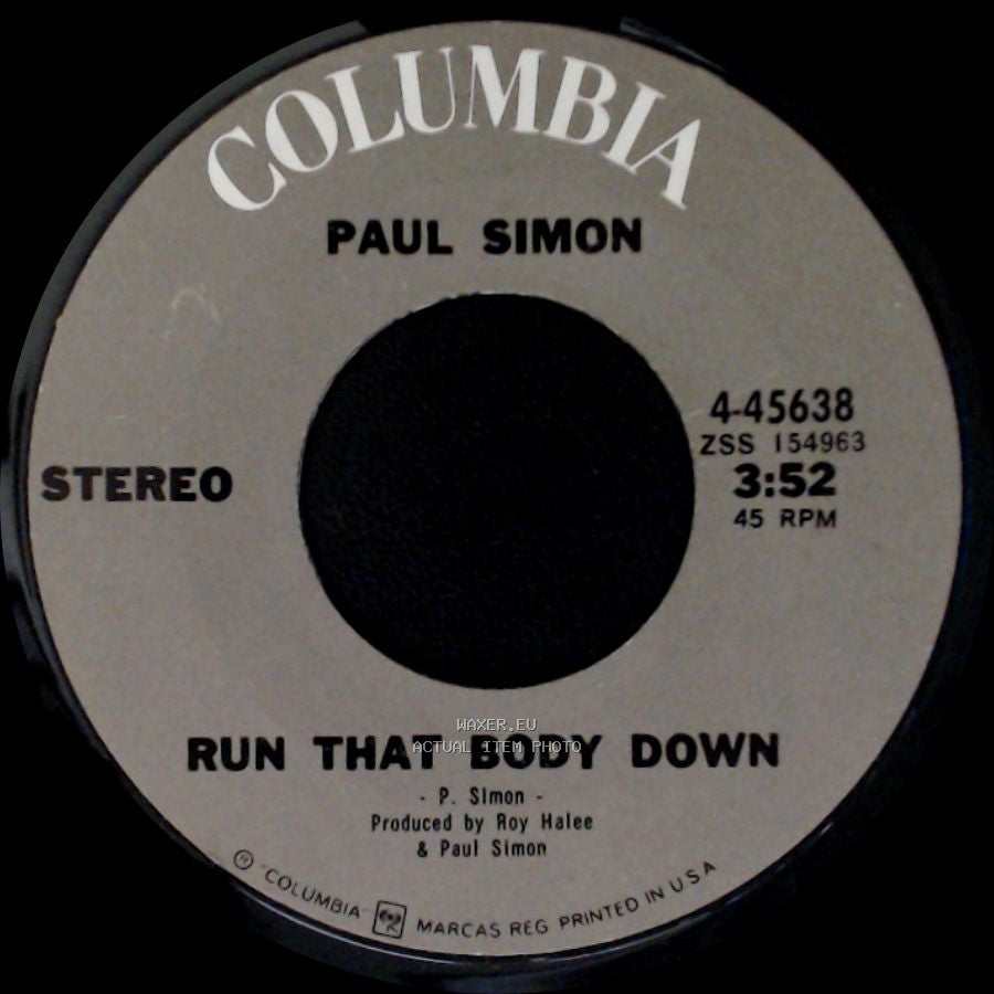 Paul Simon - Run That Body Down / Duncan side A