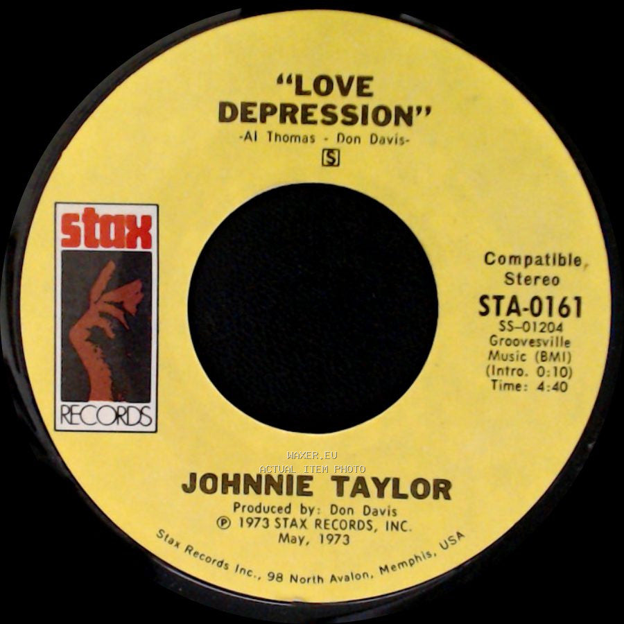 Johnnie Taylor - Love Depression / I Believe In You (You Believe In Me) side A