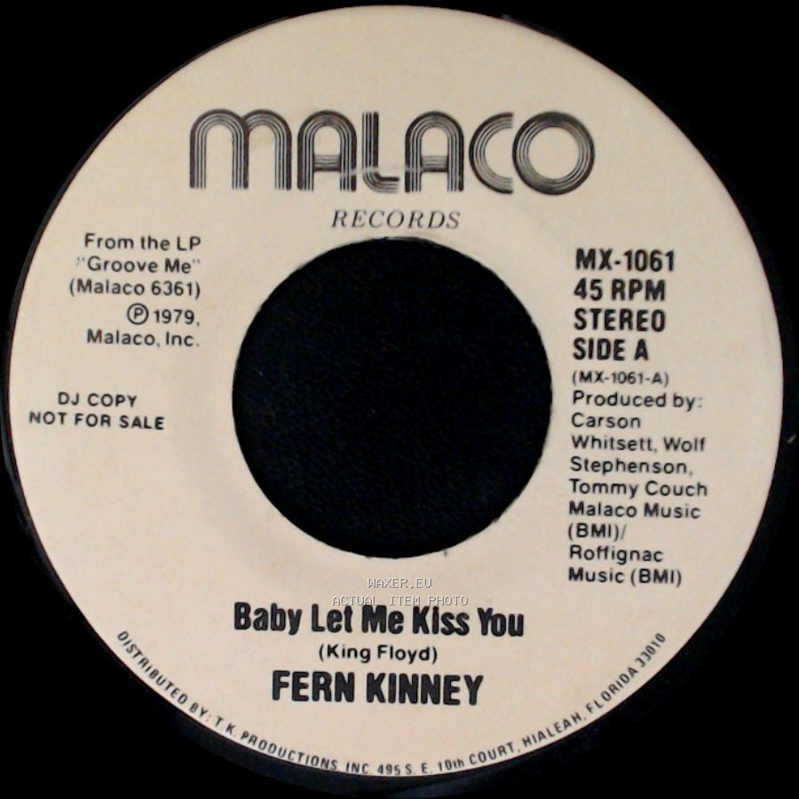 Fern Kinney - Baby Let Me Kiss You / Together We Are Beautiful side A