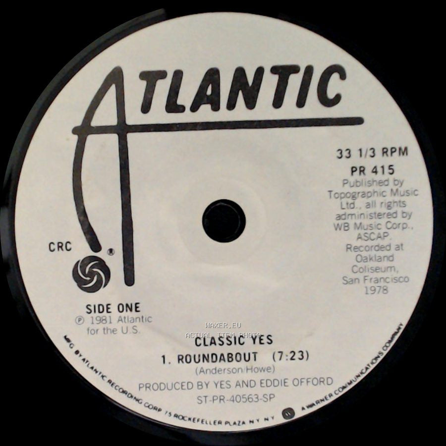 Yes / Classic Yes - Roundabout / I've Seen All Good People side A