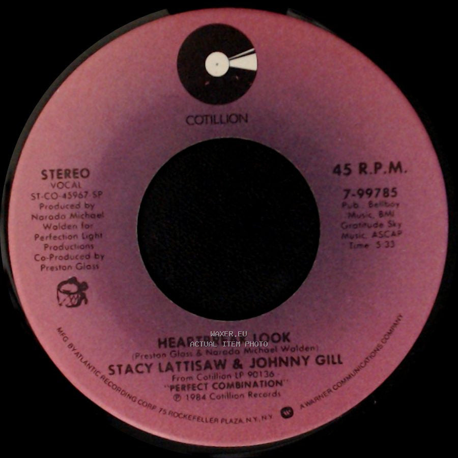 Stacy Lattisaw & Johnny Gill - Heartbreak Look / Perfect Combination side A