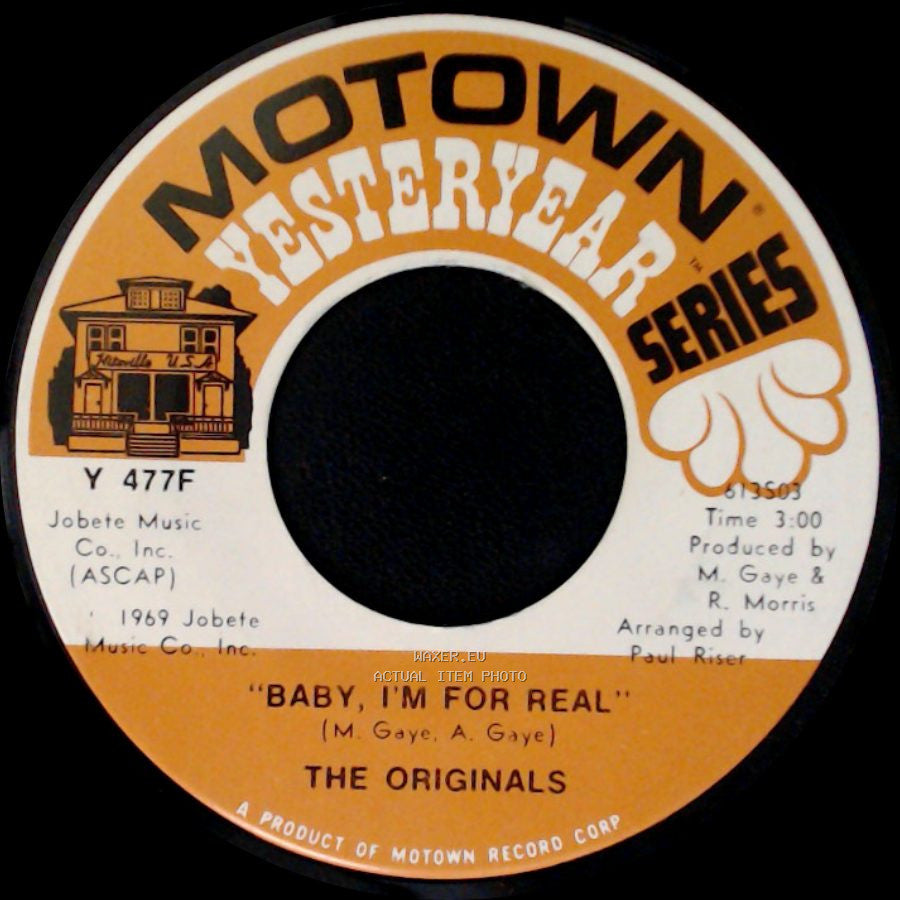 The Originals - Baby, I'm For Real / "The Bells" side A