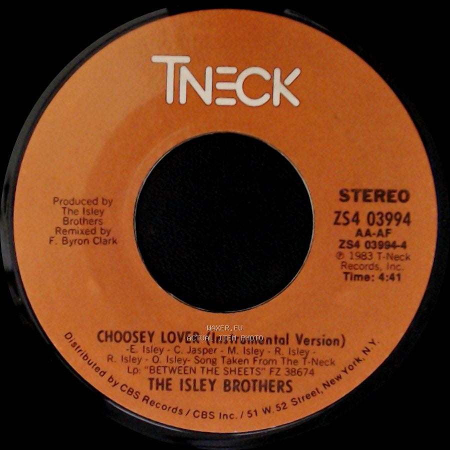 The Isley Brothers - Choosey Lover (Instrumental Version) / Choosey Lover side A