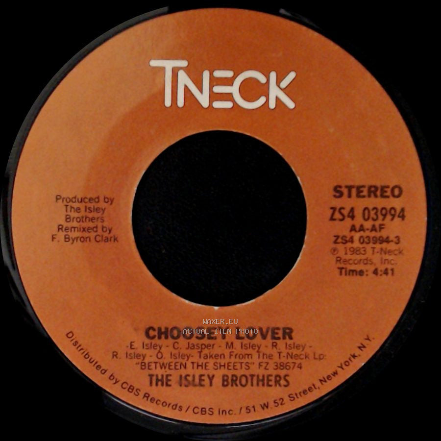 The Isley Brothers - Choosey Lover (Instrumental Version) / Choosey Lover side B