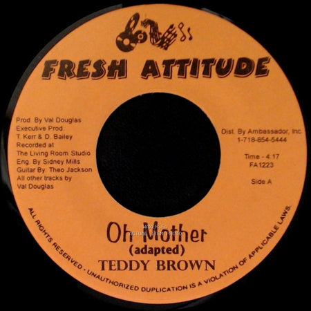 Teddy Brown - Oh Mother (Adapted) / Oh Mother (Adapted) side A