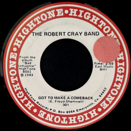 The Robert Cray Band - Got To Make A Comeback / Phone Booth side A