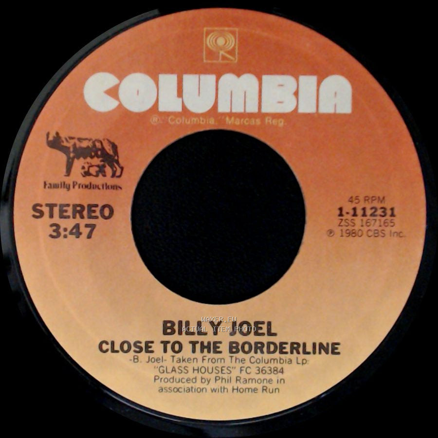 Billy Joel - You May Be Right / Close To The Borderline side B