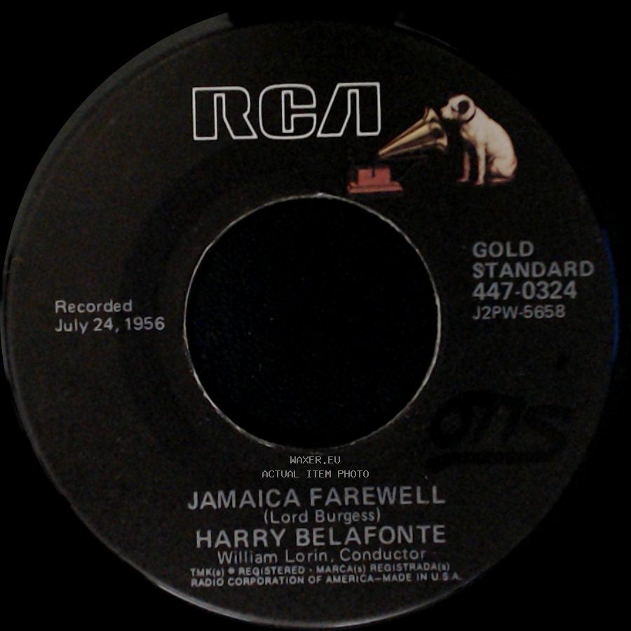 Harry Belafonte - Jamaica Farewell / Banana Boat (Day-O) side A