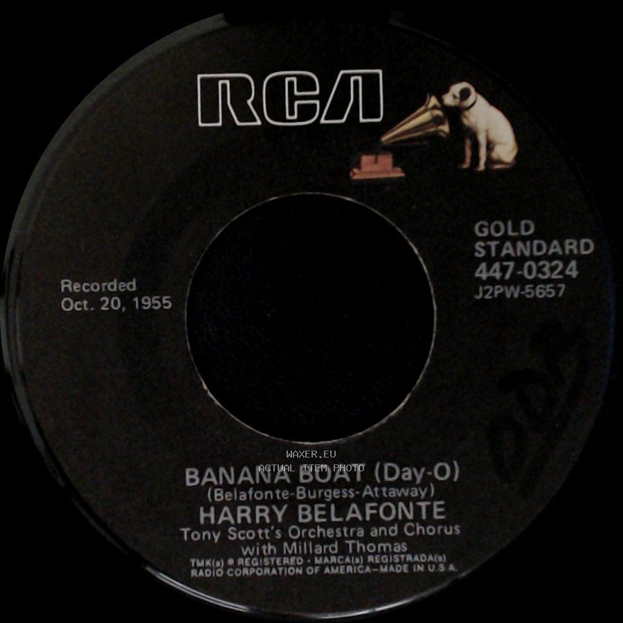 Harry Belafonte - Jamaica Farewell / Banana Boat (Day-O) side B