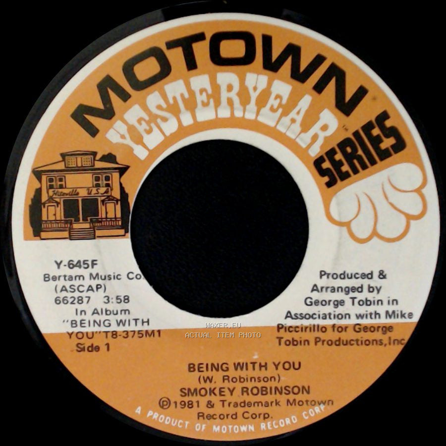Smokey Robinson - Being With You / You Are Forever side A