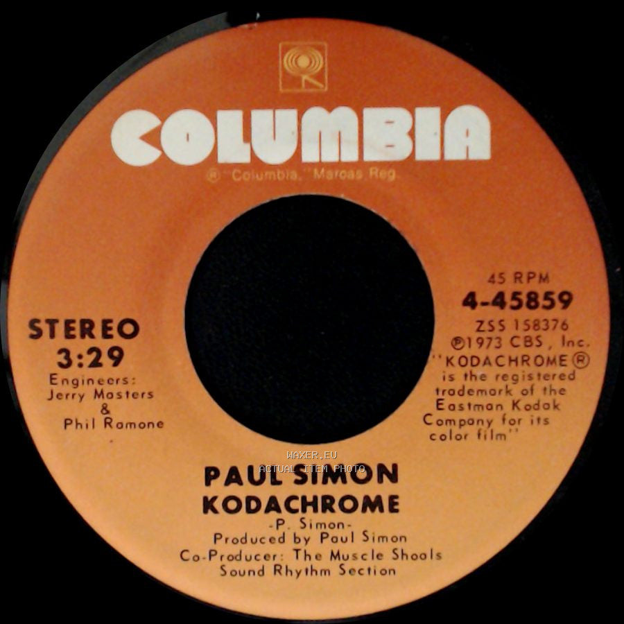 Paul Simon - Tenderness / Kodachrome side B