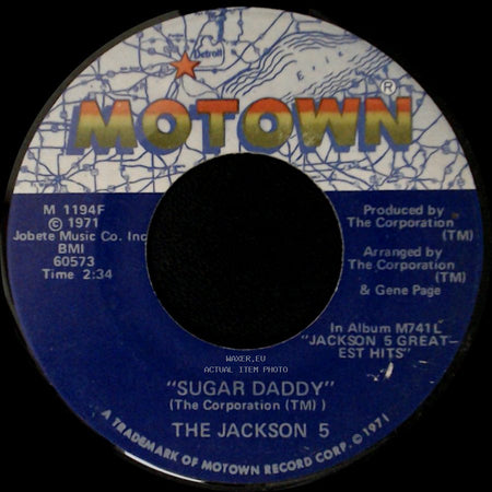 The Jackson 5 - I'm So Happy / Sugar Daddy side B