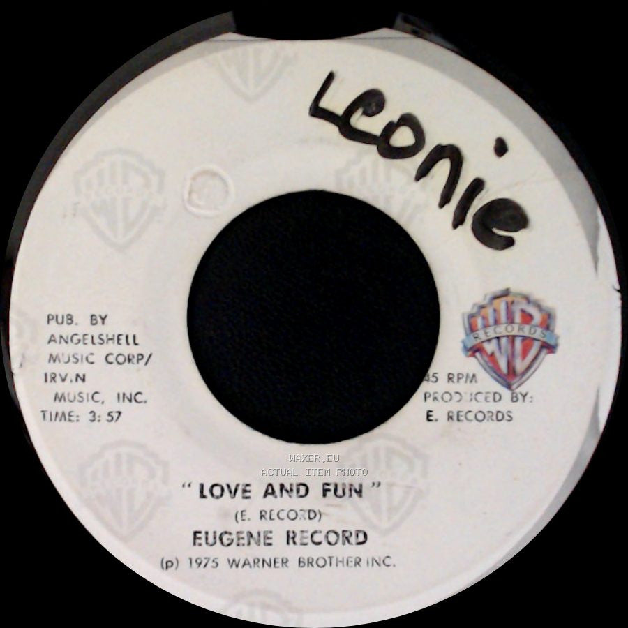 Eugene Records - Trying To Get To You / Love And Fun side B