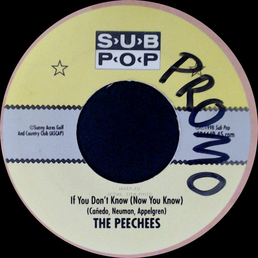The Peechees - If You Don't Know (Now You Know) / Dallas side A