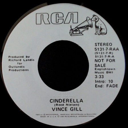 Vince Gill - Cinderella / Cinderella side A