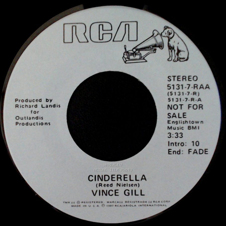 Vince Gill - Cinderella / Cinderella side A