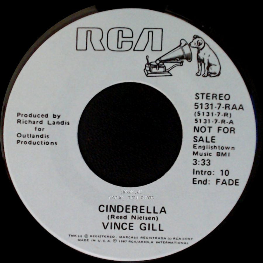 Vince Gill - Cinderella / Cinderella side B