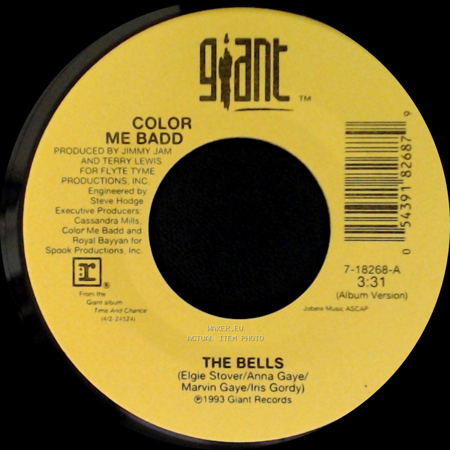 Color Me Badd - The Bells / The Bells side B