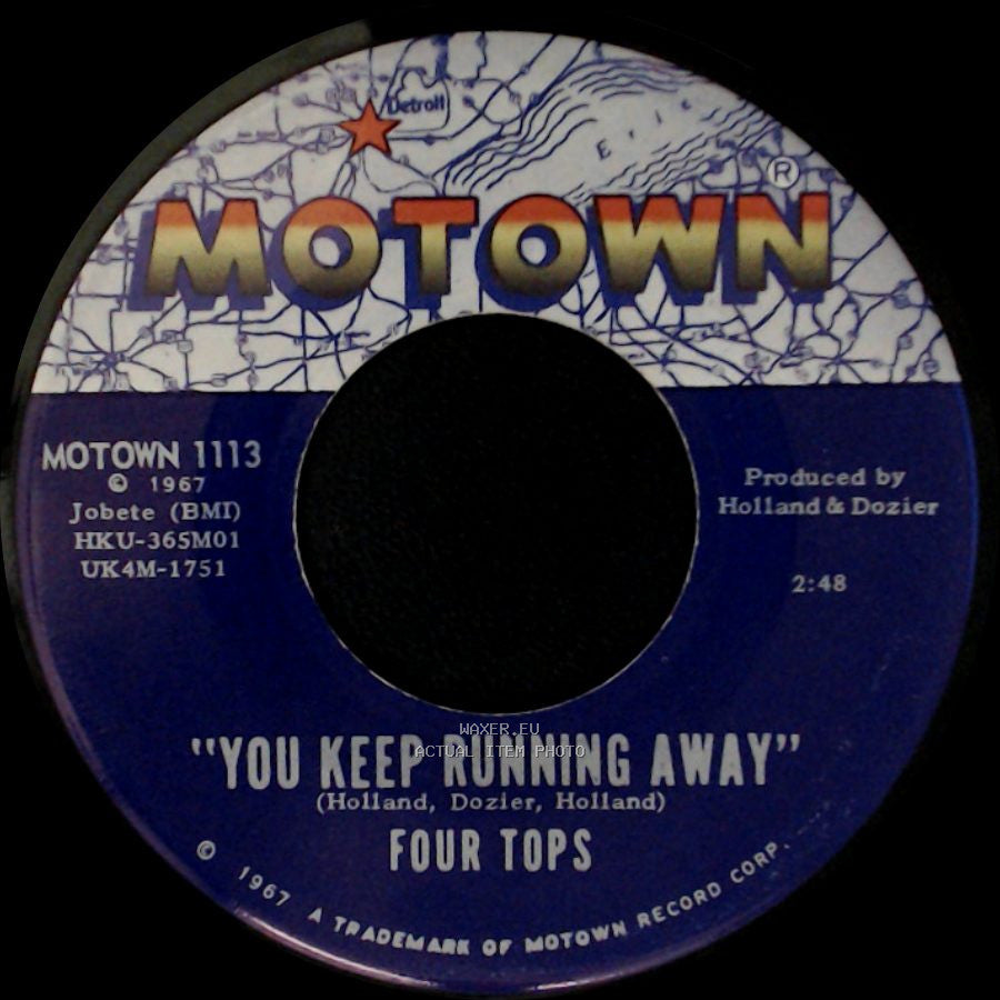 Four Tops - If You Don't Want My Love / You Keep Running Away side B