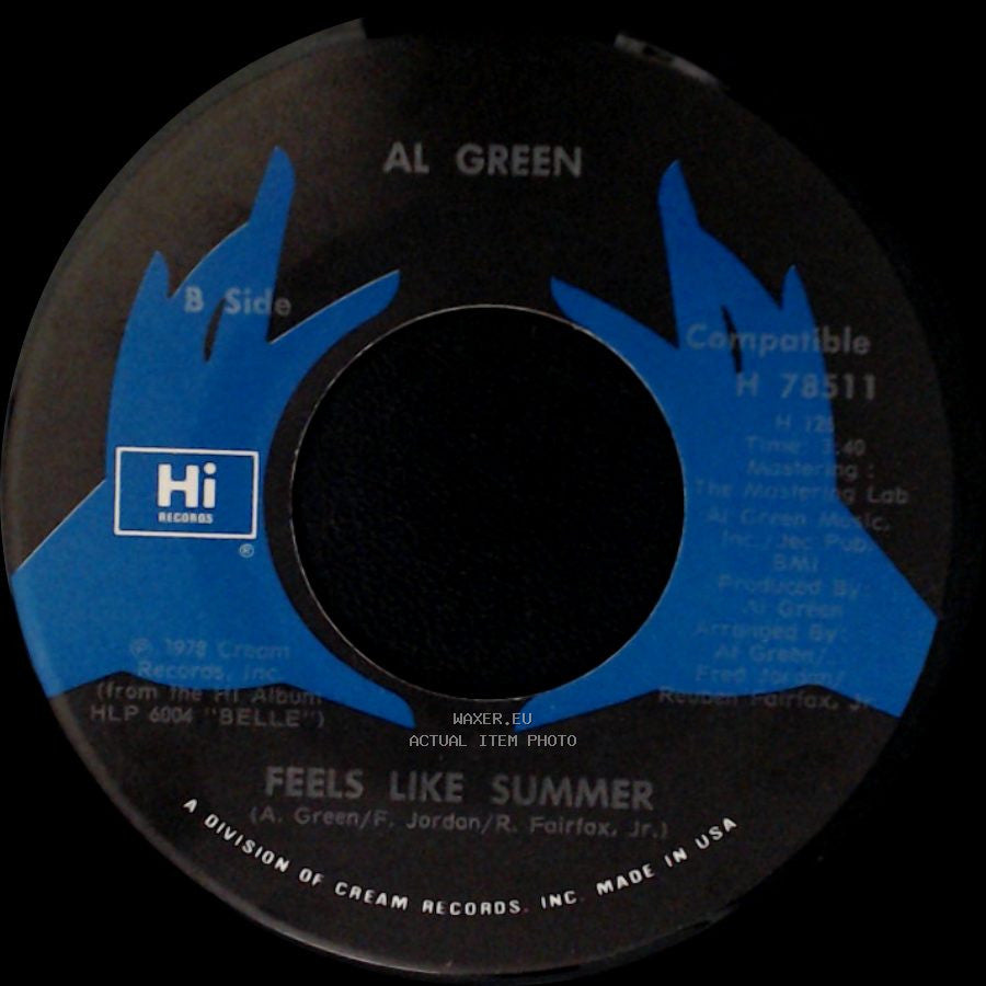 Al Green - I Feel Good / Feels Like Summer side B