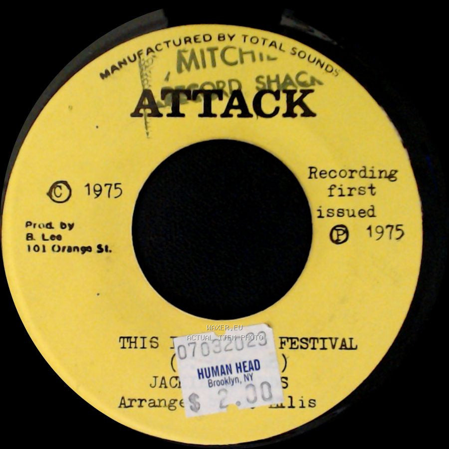The Agrovators / Jackie Mittoo - Another Version / This Love Festival side B