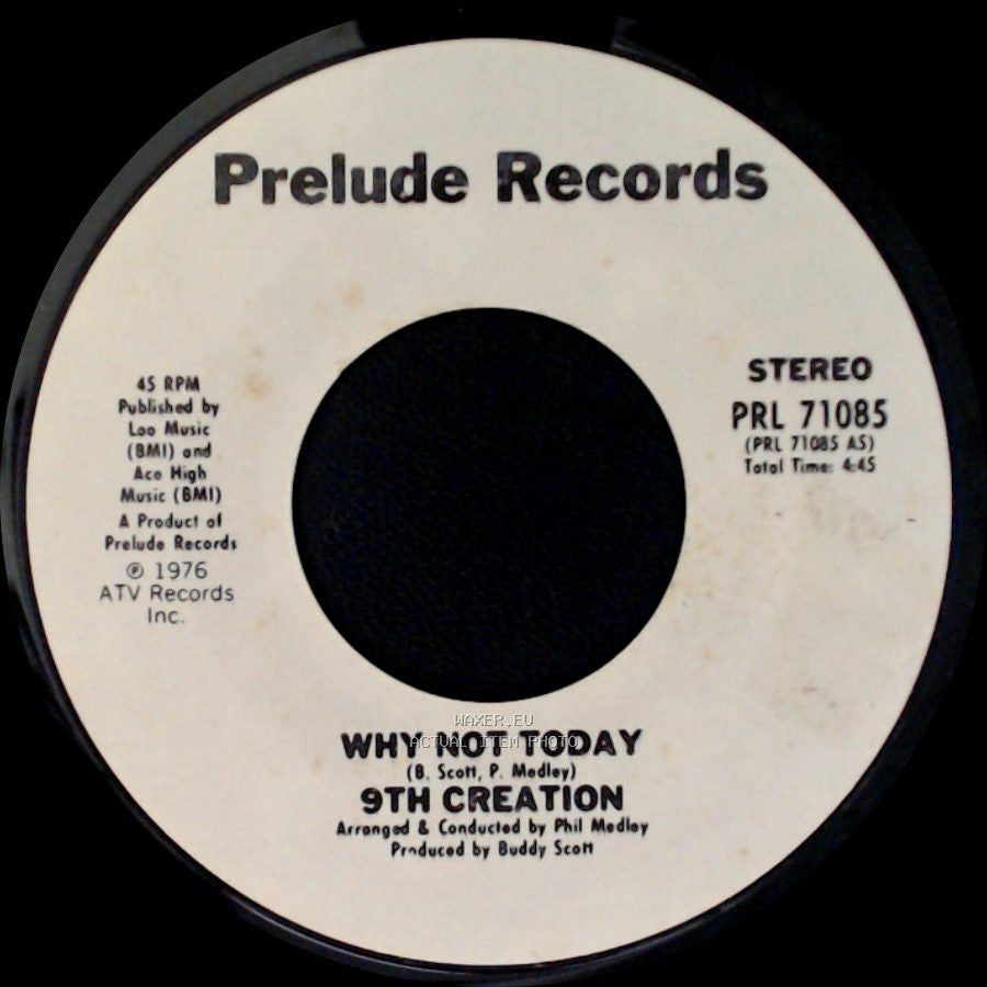 9Th Creation - Come Back Home / Why Not Today side B