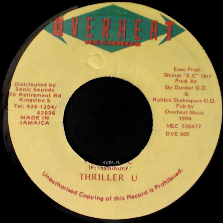 Sly Dunbar O.D. & Robbie Shakespeare O.D. - Version / Thriller U side B