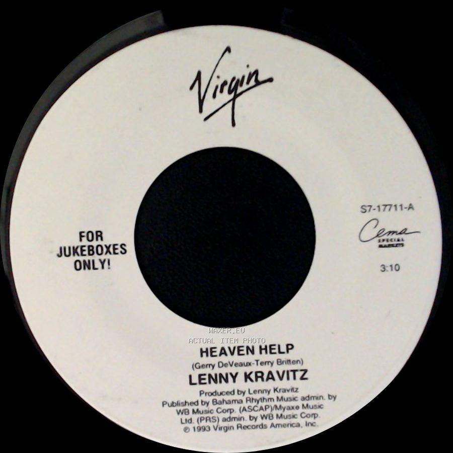 Lenny Kravitz - Spinning Around Over You / Heaven Help side B