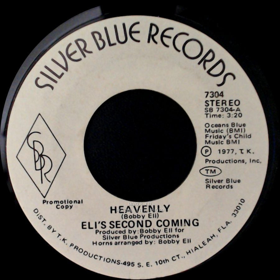 Eli's Second Coming - Heavenly / Heavenly side B
