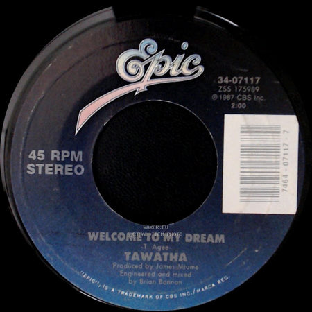 Tawatha - Welcome To My Dream / Thigh Ride side A