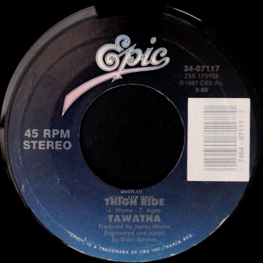 Tawatha - Welcome To My Dream / Thigh Ride side B