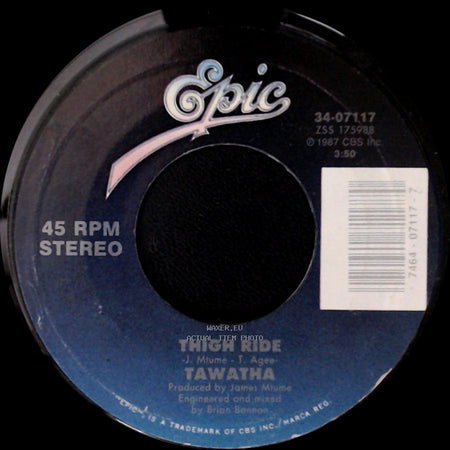 Tawatha - Welcome To My Dream / Thigh Ride side B