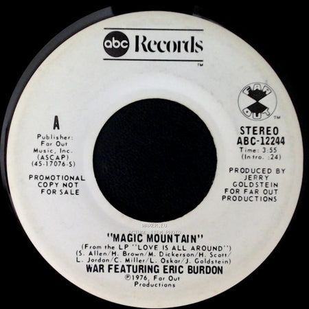 War Featuring Eric Burdon - Magic Mountain / Magic Mountain side A