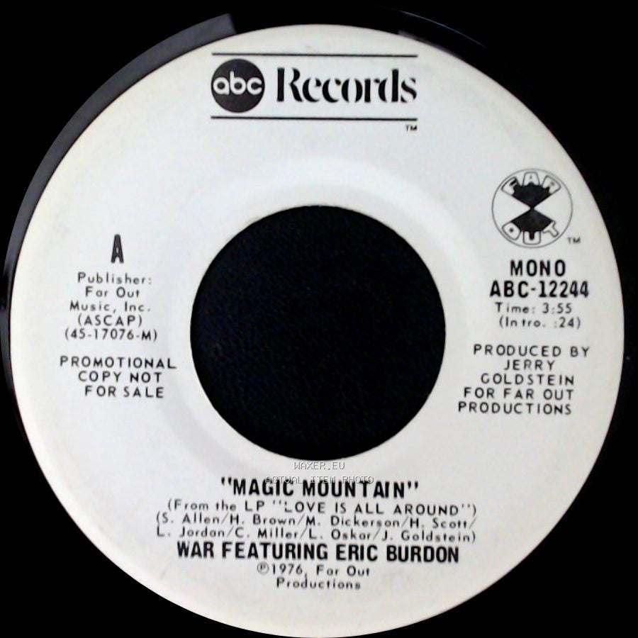 War Featuring Eric Burdon - Magic Mountain / Magic Mountain side B