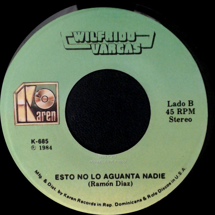 Wilfrido Vargas - Ron Pa' To' El Mundo / Esto No Lo Aguanta Nadie side B