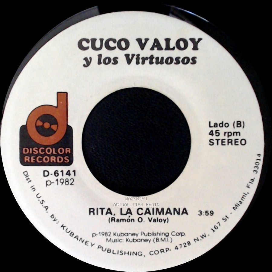 Cuco Valoy Y Los Virtuosos - Rita, La Caimana / El Pregon Del Carnaval side A