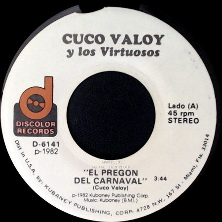 Cuco Valoy Y Los Virtuosos - Rita, La Caimana / El Pregon Del Carnaval side B