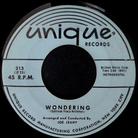 Unknown Artist - On Approval / Wondering side B