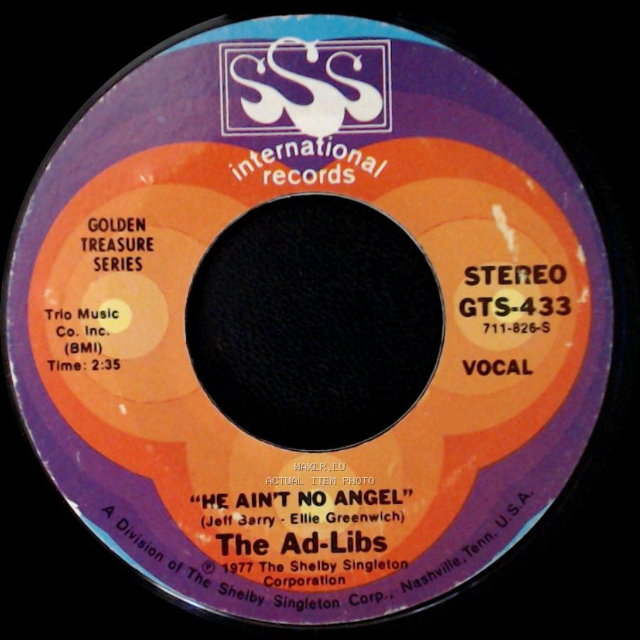 The Ad-Libs - He Ain't No Angel / The Boy From New York City side A