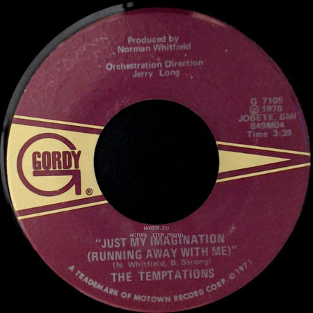 The Temptations - Just My Imagination (Running Away With Me) / You Make Your Own Heaven And Hell Right Here On Earth side A