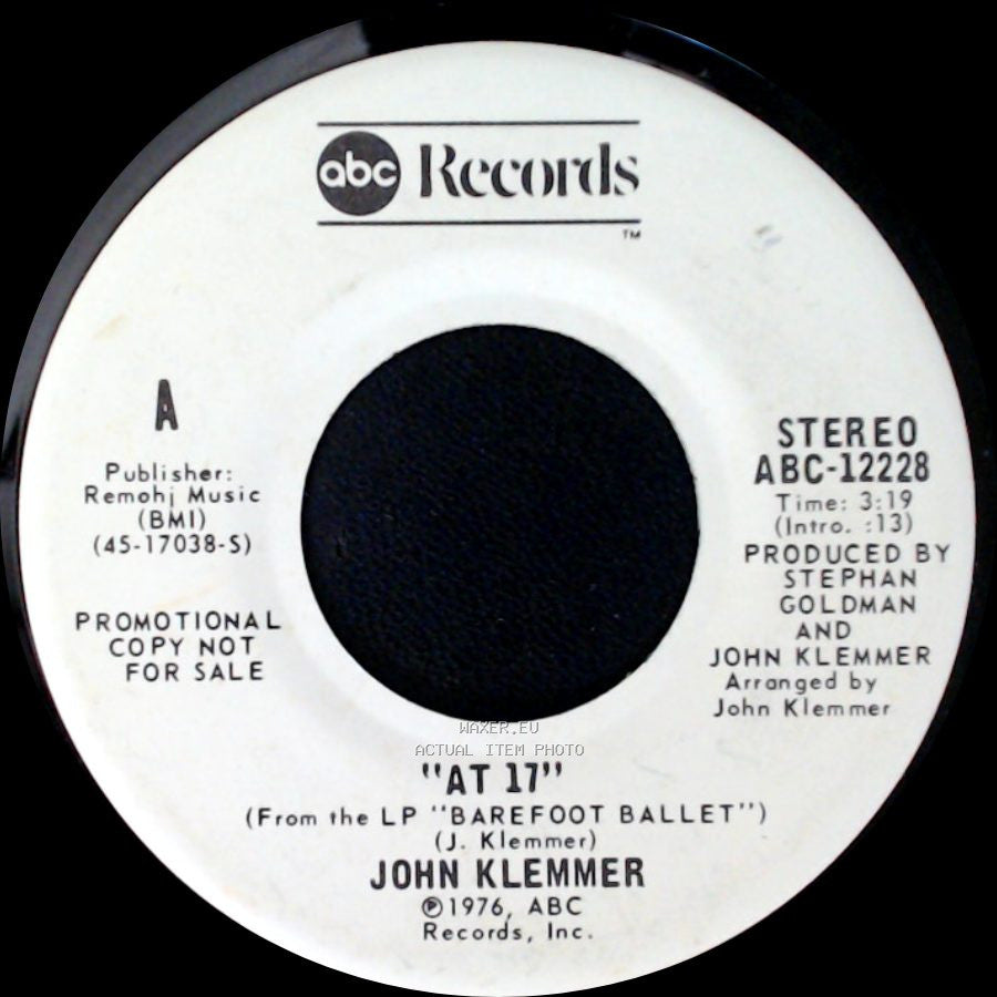 John Klemmer - At 17 / At 17 side B