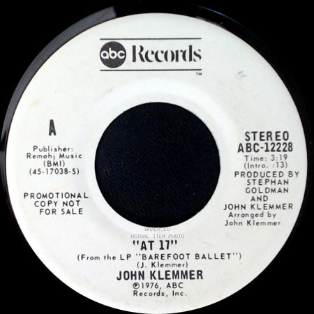 John Klemmer - At 17 / At 17 side B