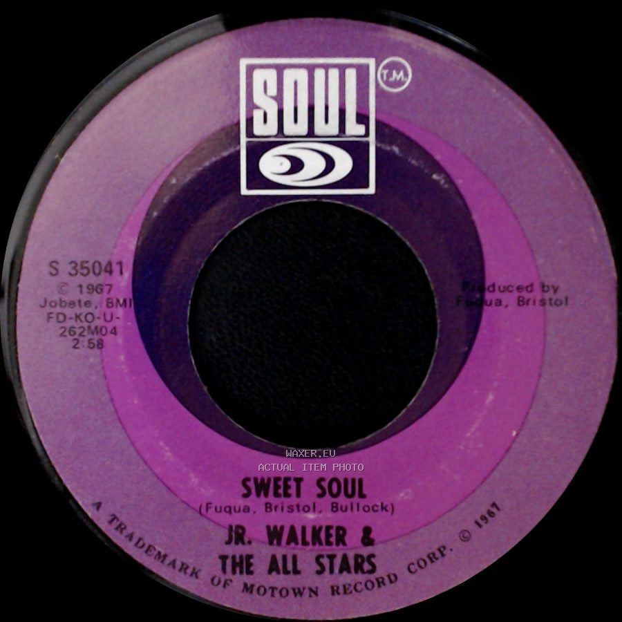 Jr. Walker & The All Stars - Come See About Me / Sweet Soul side B