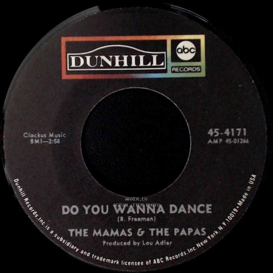 The Mamas & The Papas - My Girl / Do You Wanna Dance side B