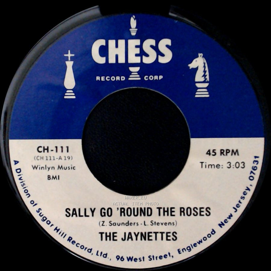 The Jaynettes / The Corsairs - Sally Go 'round The Roses / Smoky Places side A